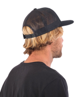 The Hurley Mens Corp Staple Trucker Cap in Black