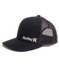 The Hurley Mens Corp Staple Trucker Cap in Black