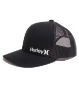 The Hurley Mens Corp Staple Trucker Cap in Black