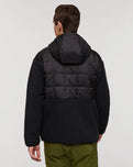 The Cotopaxi Mens Trico Hybrid Hooded Jacket in Cotopaxi Black