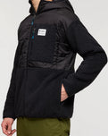 The Cotopaxi Mens Trico Hybrid Hooded Jacket in Cotopaxi Black