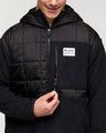 The Cotopaxi Mens Trico Hybrid Hooded Jacket in Cotopaxi Black