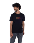 The Hurley Mens Boxed Logo T-Shirt in Black