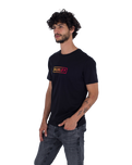 The Hurley Mens Boxed Logo T-Shirt in Black