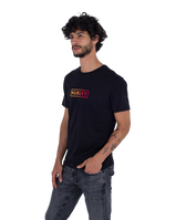 The Hurley Mens Boxed Logo T-Shirt in Black