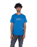 The Hurley Mens Boxed Logo T-Shirt in Sea View