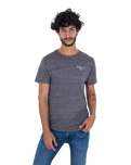 The Hurley Mens Cross Breeze T-Shirt in Charcoal Heather