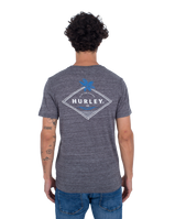 The Hurley Mens Cross Breeze T-Shirt in Charcoal Heather