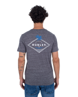 The Hurley Mens Cross Breeze T-Shirt in Charcoal Heather