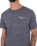 The Hurley Mens Cross Breeze T-Shirt in Charcoal Heather