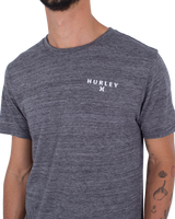 The Hurley Mens Cross Breeze T-Shirt in Charcoal Heather