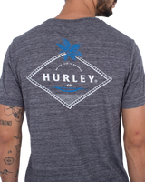 The Hurley Mens Cross Breeze T-Shirt in Charcoal Heather