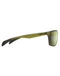 The Maui Jim Makoa Polarised Wrap Sunglasses in Khaki Green