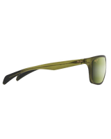 The Maui Jim Makoa Polarised Wrap Sunglasses in Khaki Green