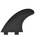 The Alder G5 FCS Fins in Black