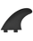 The Alder G5 FCS Fins in Black