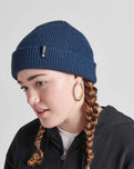 Icon 2 Shallow Beanie in Navy