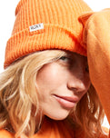 Island Fox Beanie in Tangerine