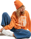 Island Fox Beanie in Tangerine