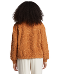 The Billabong Womens Time Off Fleece Jacket in Sandalwood