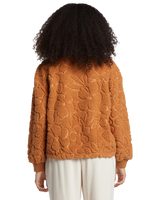 The Billabong Womens Time Off Fleece Jacket in Sandalwood