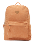 The Billabong Schools Out Cord Backpack in Baked Clay