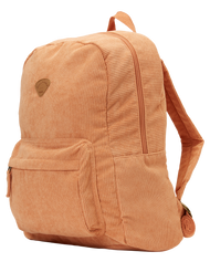 The Billabong Schools Out Cord Backpack in Baked Clay