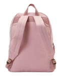 The Billabong Schools Out Cord Backpack in Iced Lavender