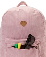 The Billabong Schools Out Cord Backpack in Iced Lavender