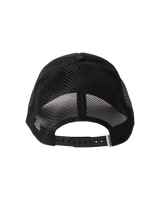 The Billabong Womens Across Waves Trucker Cap in Black Pebble