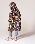 The Rain Kiss Girls Kids Poncho in Jungle Camo