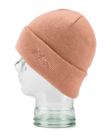 The Volcom Womens V Co Fave Beanie in Earth Pink