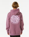 The Rip Curl Boys Boys Wetsuit Icon Hoodie in Dusty Purple