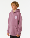 The Rip Curl Boys Boys Wetsuit Icon Hoodie in Dusty Purple