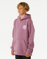 The Rip Curl Boys Boys Wetsuit Icon Hoodie in Dusty Purple