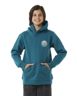 The Rip Curl Boys Boys Wetsuit Icon Hoodie in Trekking Green