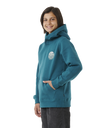 The Rip Curl Boys Boys Wetsuit Icon Hoodie in Trekking Green