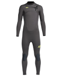 The Xcel Boys Comp 3/2mm Chest Zip Wetsuit in Graphite