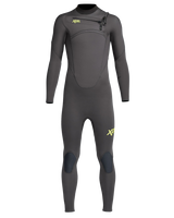 The Xcel Boys Comp 3/2mm Chest Zip Wetsuit in Graphite