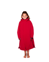 The Red Paddle Junior Pro Change Robe EVO in Red