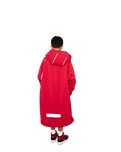 The Red Paddle Junior Pro Change Robe EVO in Red