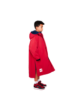 The Red Paddle Junior Pro Change Robe EVO in Red