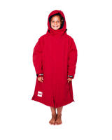 The Red Paddle Junior Pro Change Robe EVO in Red