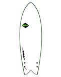 The Softech Kyuss King Fish 5'8" Softboard in Checkerboard