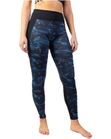 The Gul Womens Luna 7 Leggings in Nuwave Camo & Black