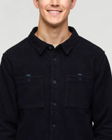 The Cotopaxi Mens Mero Organic Flannel Shirt in Carbon