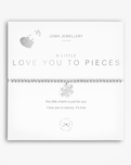 Love You To Pieces Bracelet in Silver