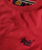 The Superdry Mens Essential Logo Embroidery T-Shirt in Cranberry Crush Red