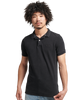 The Superdry Mens Vintage Destroyed Polo Shirt in Black