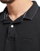 The Superdry Mens Vintage Destroyed Polo Shirt in Black